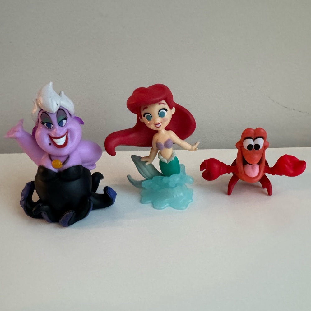 Disney 100 The Little Mermaid Characters Figure Set